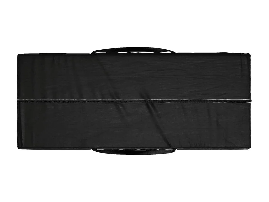 Bolsa de almacenamiento para cojines de jardín negra 135x40x55 cm PE