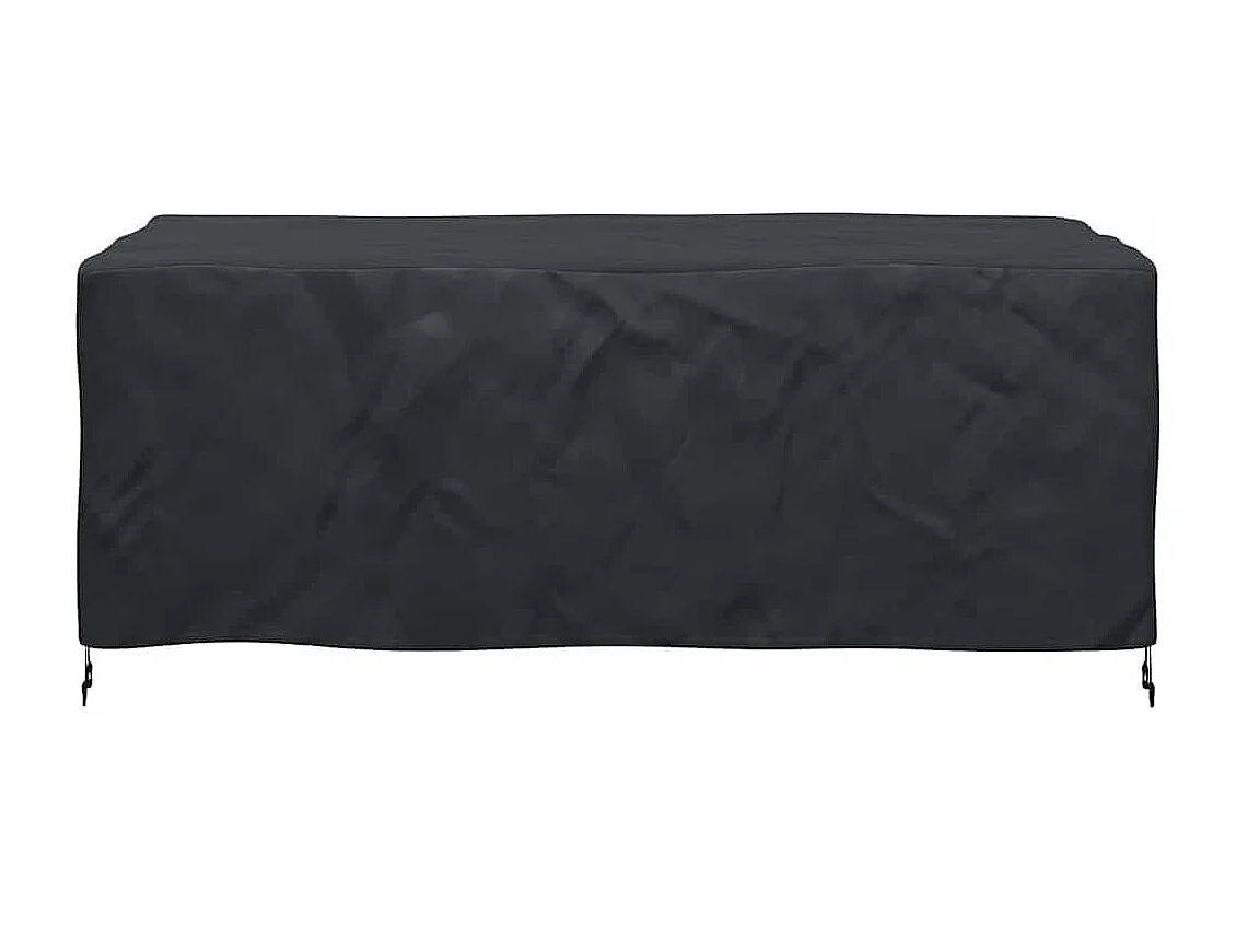Housse pour mobilier d'extérieur Noir 200 x 110 x 70 cm 420D