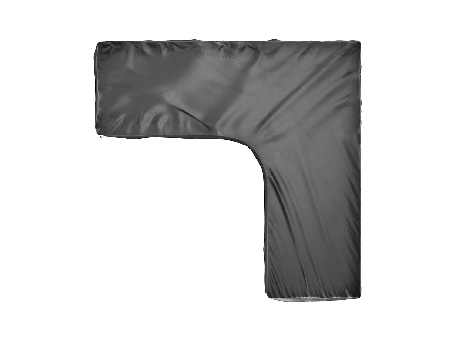 Fundas para muebles de jardín en forma de L, 2 unidades, 16 ojales