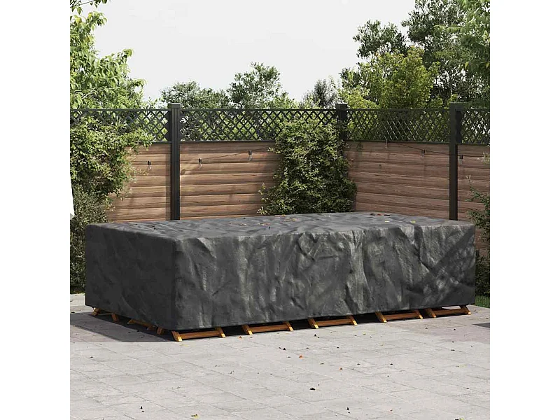 Buitenmeubelhoes Zwart 305 x 190 x 85 cm 210D