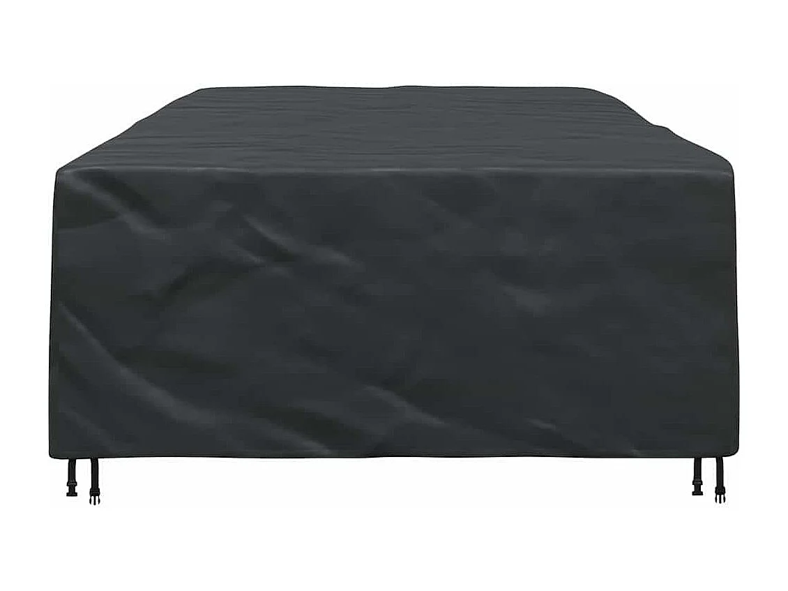 Housse pour mobilier d'extérieur Noir 305 x 190 x 85 cm 210D