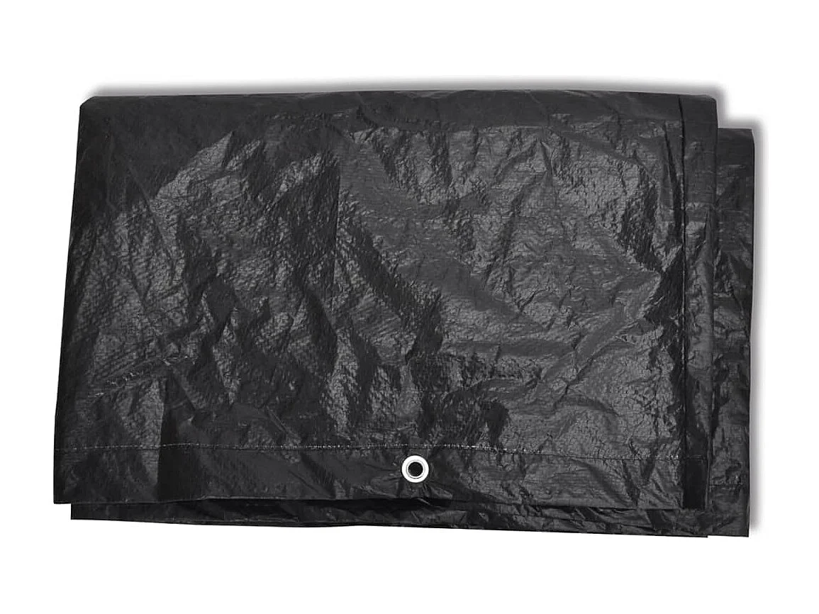 Funda para muebles de jardín con 8 ojales 242x162x100 cm