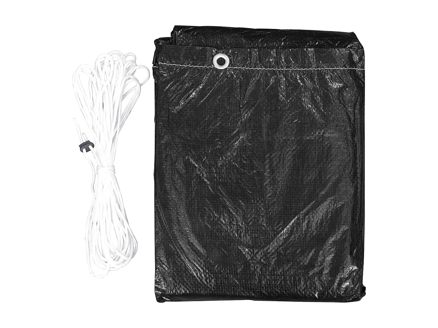 Fundas para muebles de jardín 2 uds 12 ojales 325x205x90 cm