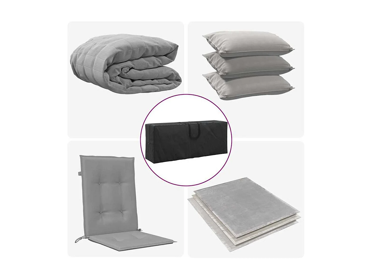 Copertura per mobili da esterno 125 x 32 x 50 cm