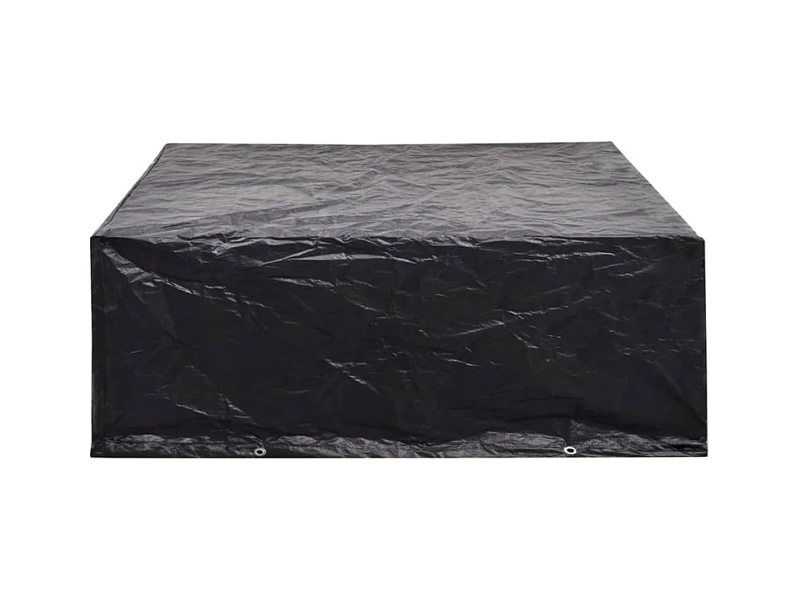 Fundas para muebles de jardín 2 uds 8 ojales 250x210x90 cm