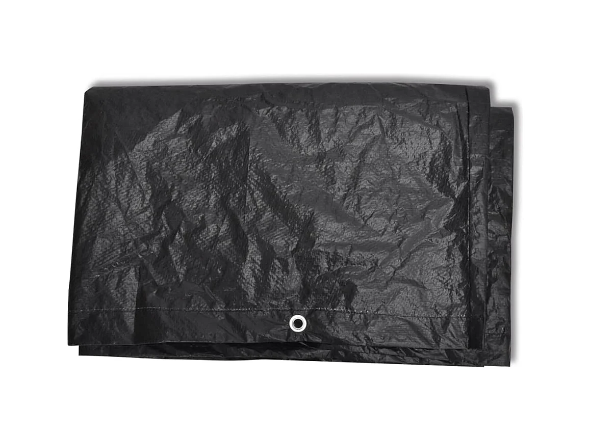 Fundas para muebles de jardín 2 uds 8 ojales 250x210x90 cm