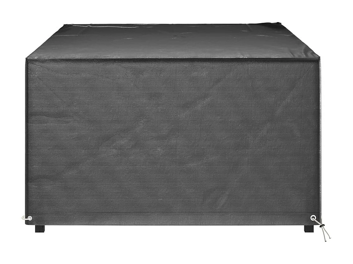 Fundas para muebles de jardín 2 piezas 12 ojales rectangulares