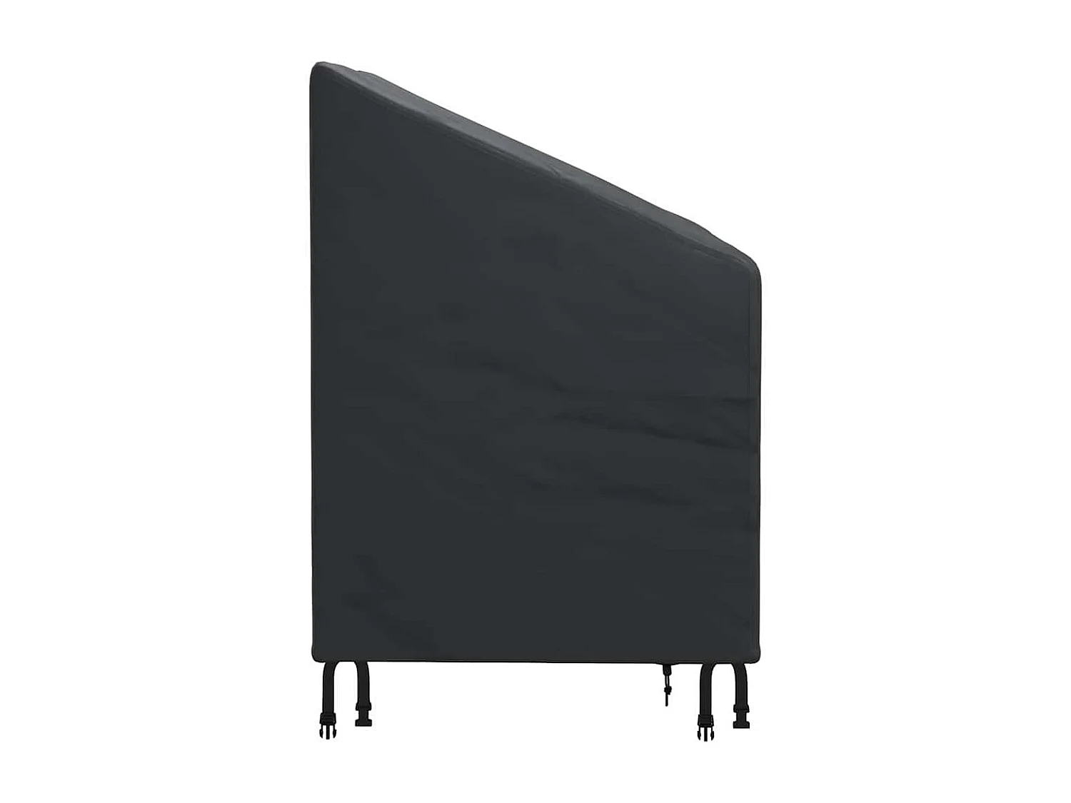 Tuinstoelhoes Zwart 75 x 78 x 65 / 100 cm 420D stof