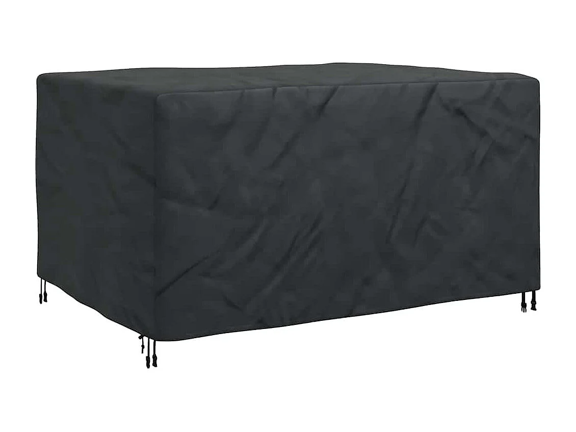 Copertura per mobili da esterno Nero 180 x 120 x 74 cm 210D