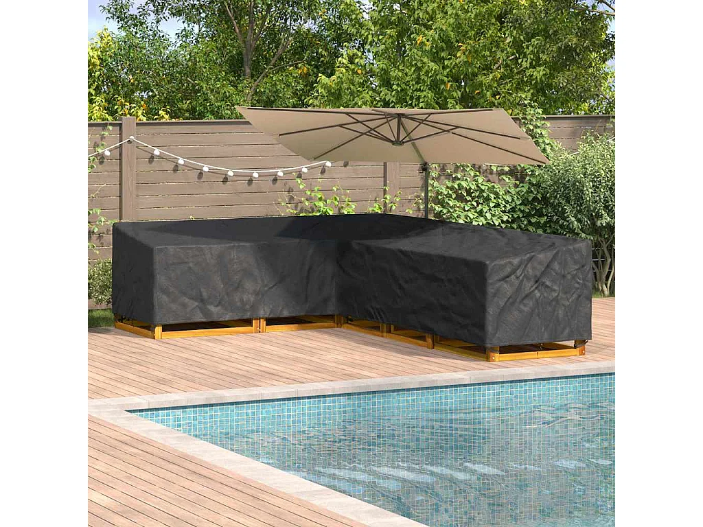 Housse pour mobilier d'extérieur 355 x 275 x 80 cm