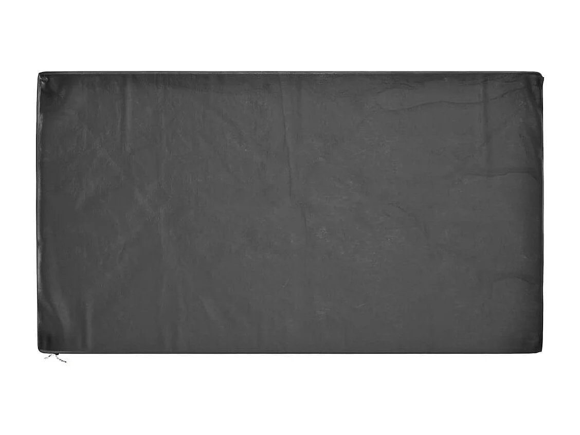 Copri mobili da giardino 2 pezzi 8 occhielli 125x70x35cm rettangolare