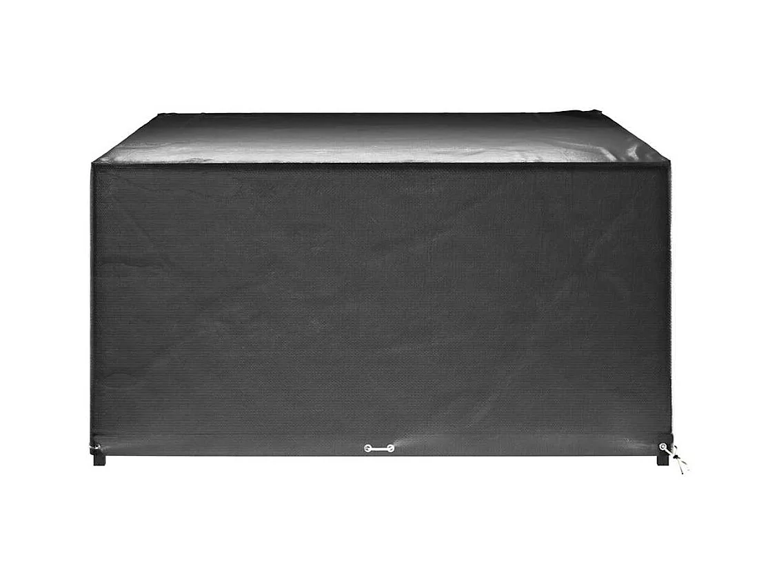 Fundas para muebles de jardín 2 piezas 16 ojales rectangulares