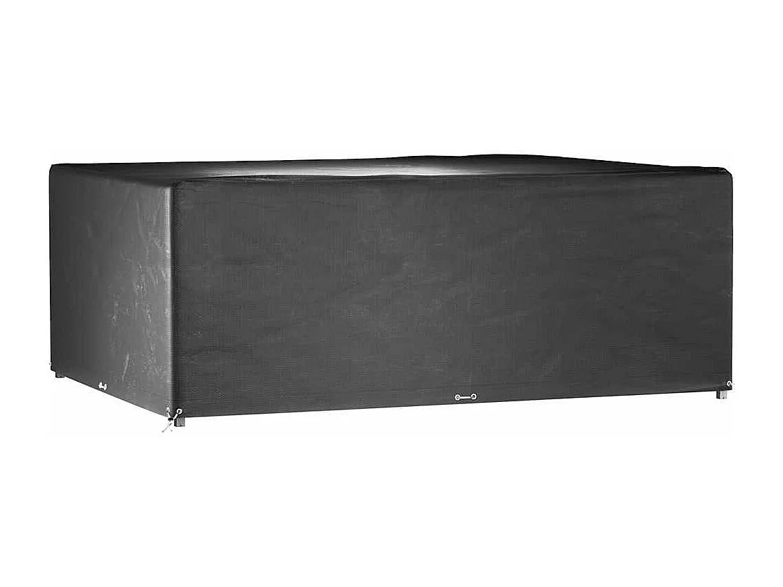 Copri mobili da giardino 2 pezzi 16 occhielli rettangolari