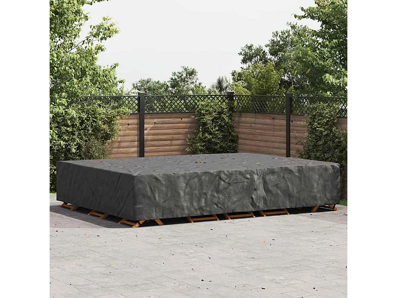 Funda para muebles de exterior Negra 350 x 260 x 90 cm 420D