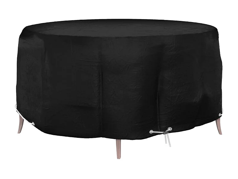 Funda para muebles de jardín con 10 ojales, Ø260x90 cm, redonda
