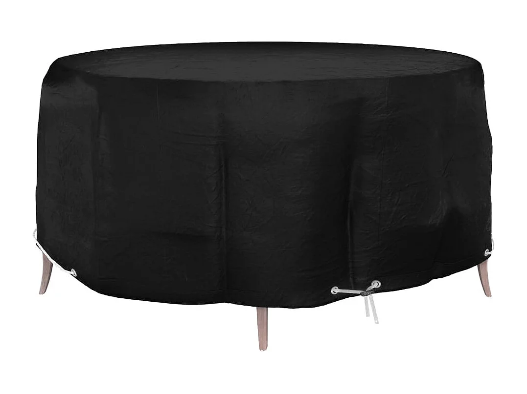 Housse pour meubles de jardin 10 œillets Ø260x90 cm rond