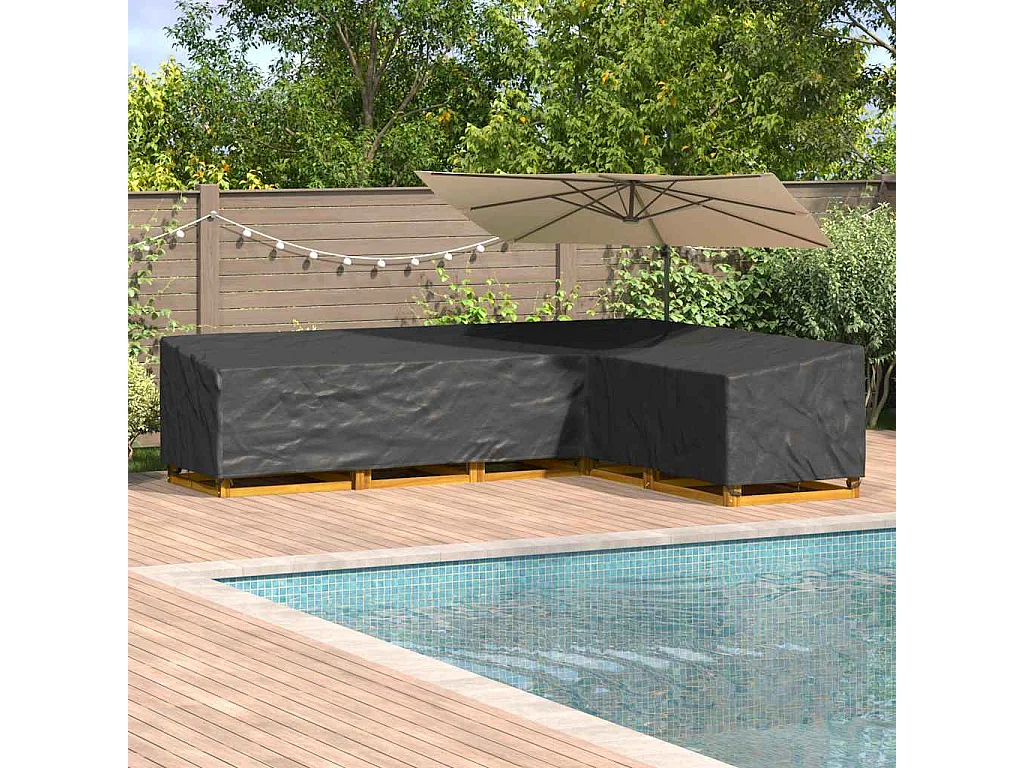 Housse pour mobilier d'extérieur 355 x 275 x 80 cm