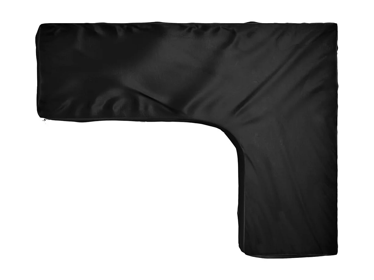 Funda para muebles de jardín en forma de L con 18 ojales 285x220x80cm