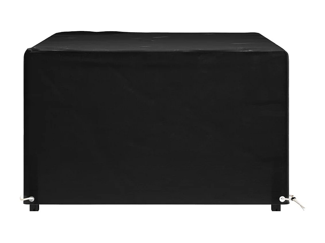Funda para muebles de jardín con 8 ojales, 160x120x75 cm, rectangular
