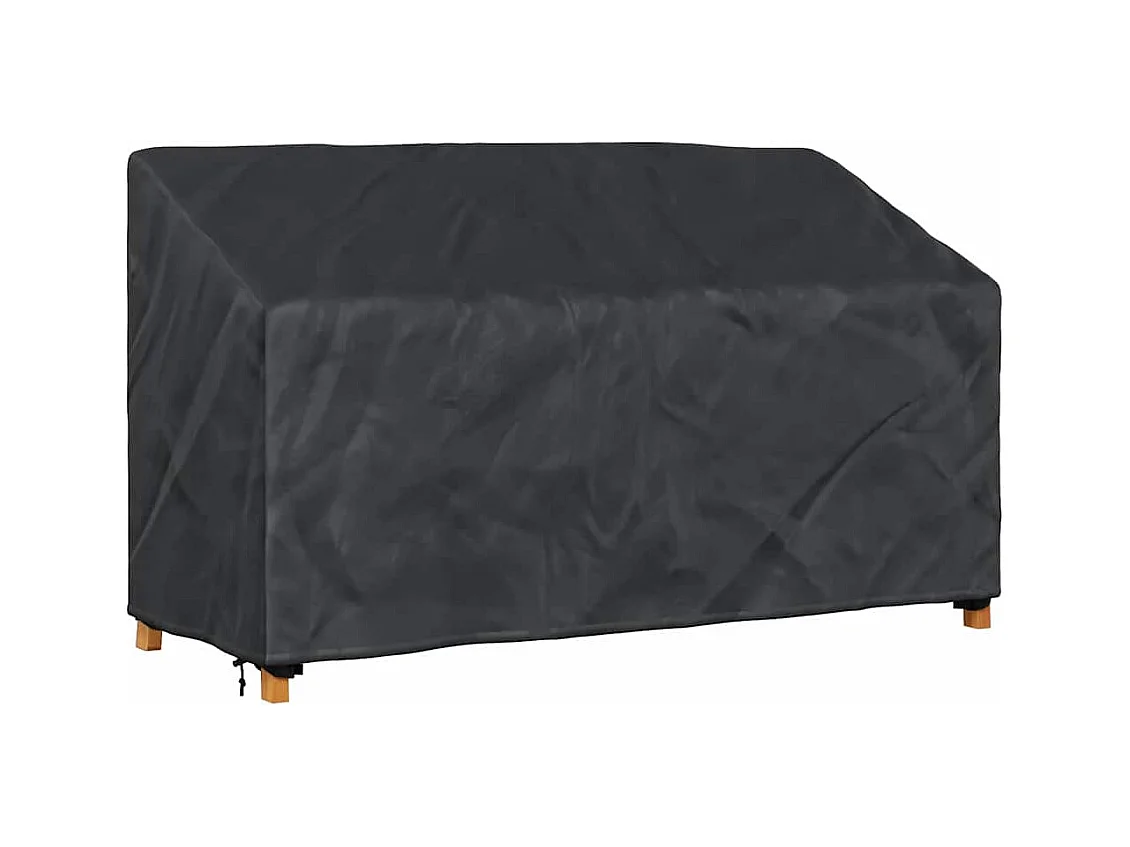 Tuinbankhoes Zwart 165 x 70 x 65 / 94 cm 210D stof