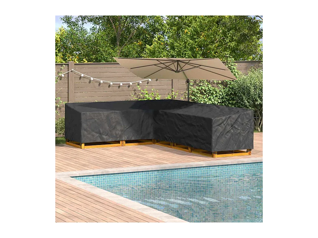 Housse pour mobilier d'extérieur 330 x 255 x 80 cm