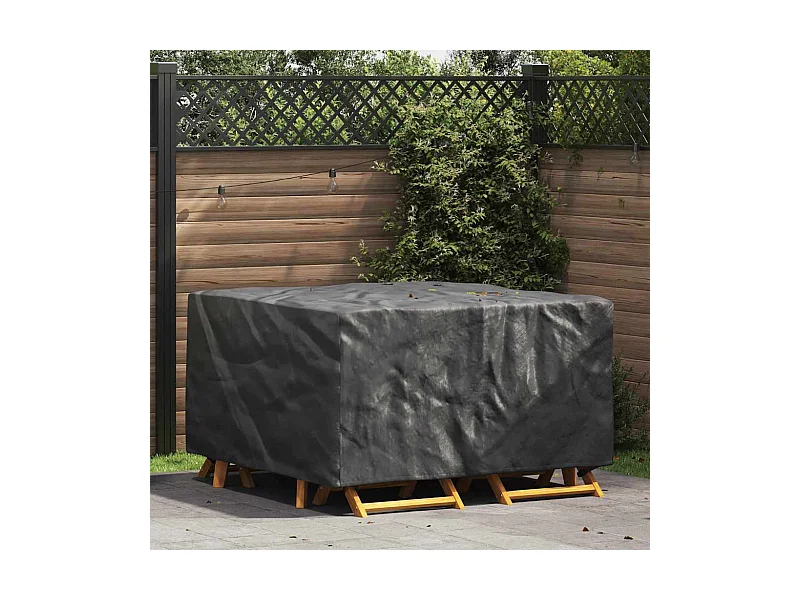 Housse pour mobilier d'extérieur Noir 150 x 150 x 75 cm 420D