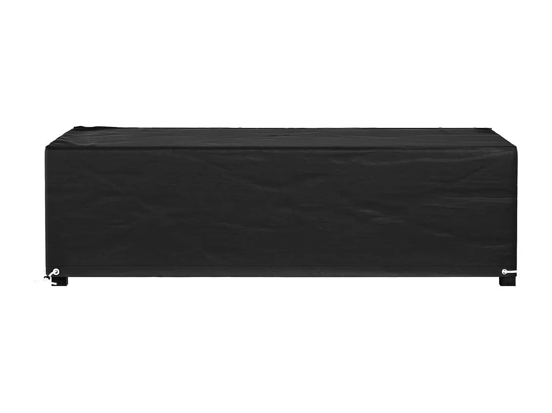 Copertura per mobili da giardino con 8 occhielli, 125 x 70 x 35 cm, rettangolare