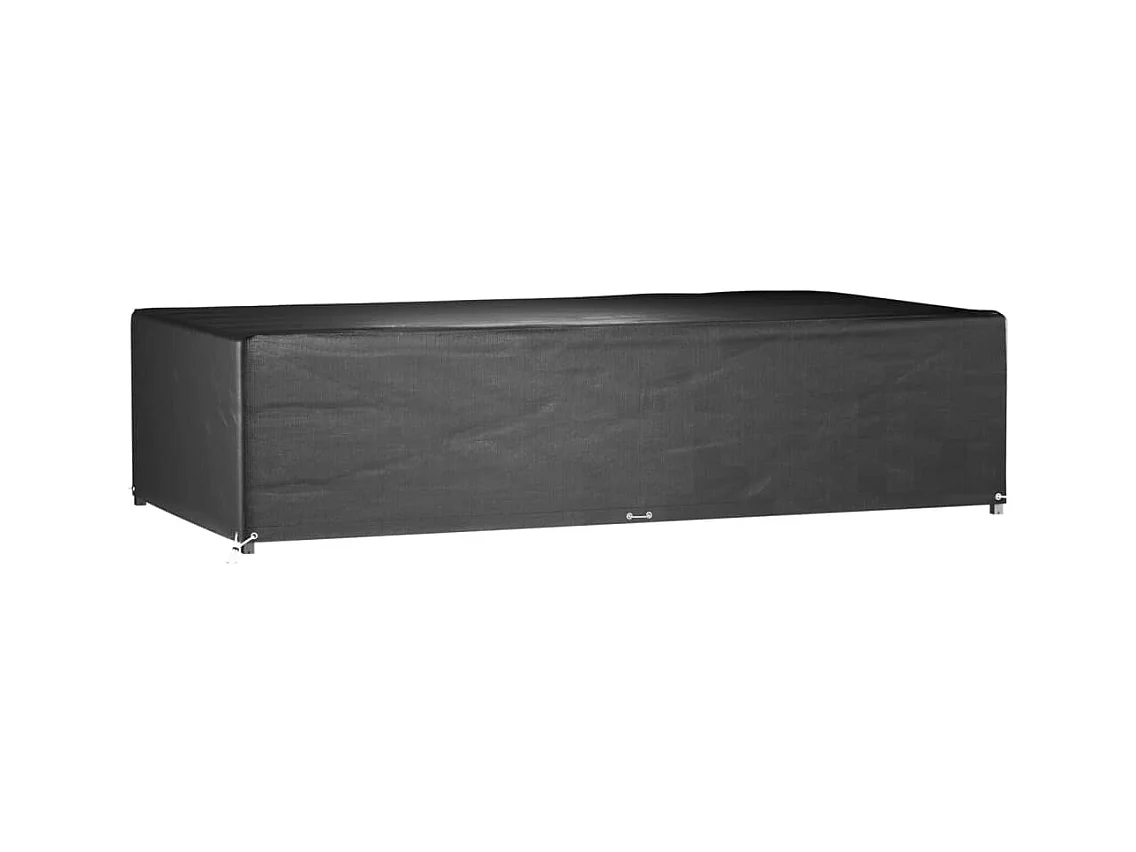 Fundas para muebles de jardín 2 piezas 12 ojales rectangulares