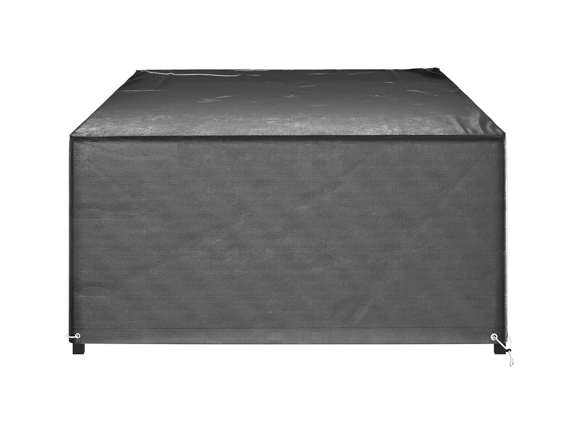 Fundas para muebles de jardín 2 piezas 12 ojales rectangulares