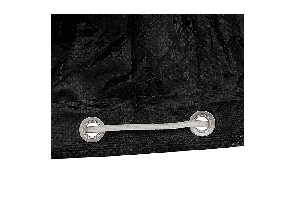 Fundas para muebles de jardín 2 piezas 12 ojales rectangulares