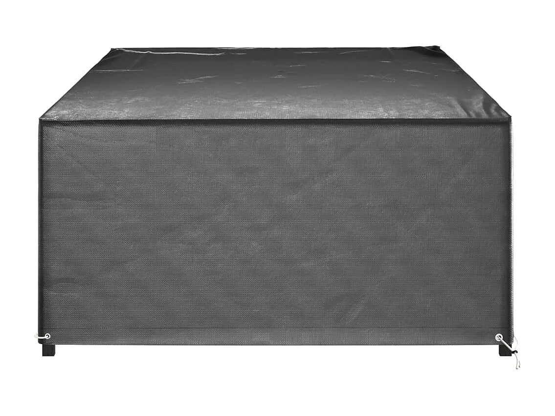 Copri mobili da giardino 2 pezzi 12 occhielli rettangolari