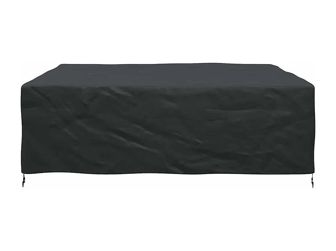 Copertura per mobili da esterno Nero 220 x 220 x 70 cm 600D