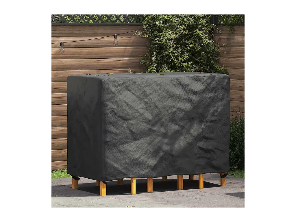 Copertura per mobili da esterno Nero 130 x 80 x 70 cm 210D