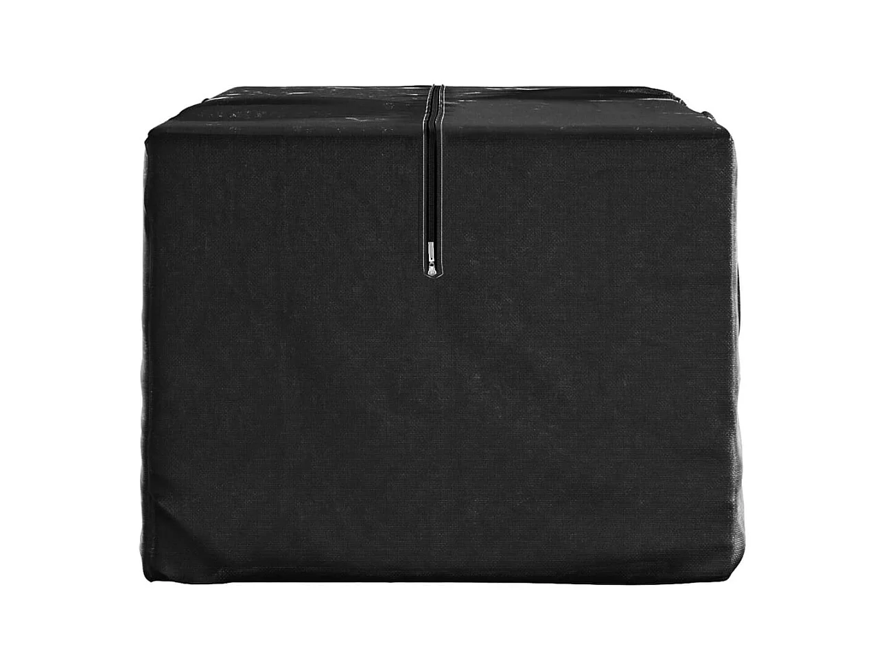 Borsa portaoggetti per cuscini da giardino nera 150x75x75 cm PE