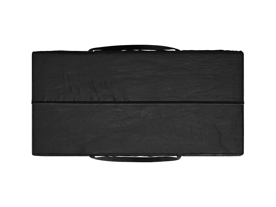 Borsa portaoggetti per cuscini da giardino nera 150x75x75 cm PE