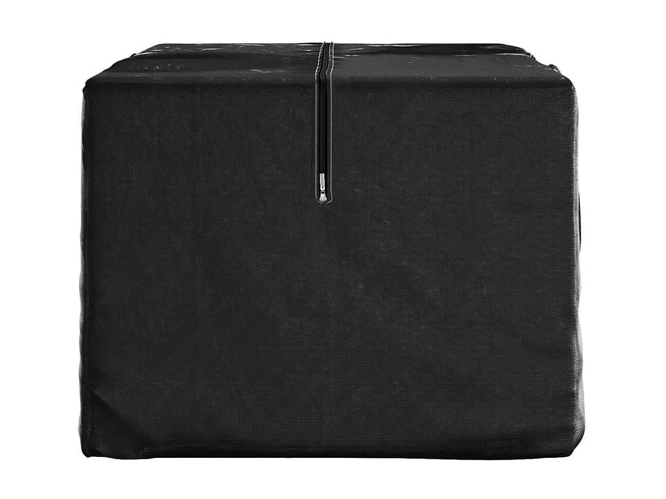 Sac de rangement pour coussins de jardin noir 150x75x75 cm PE