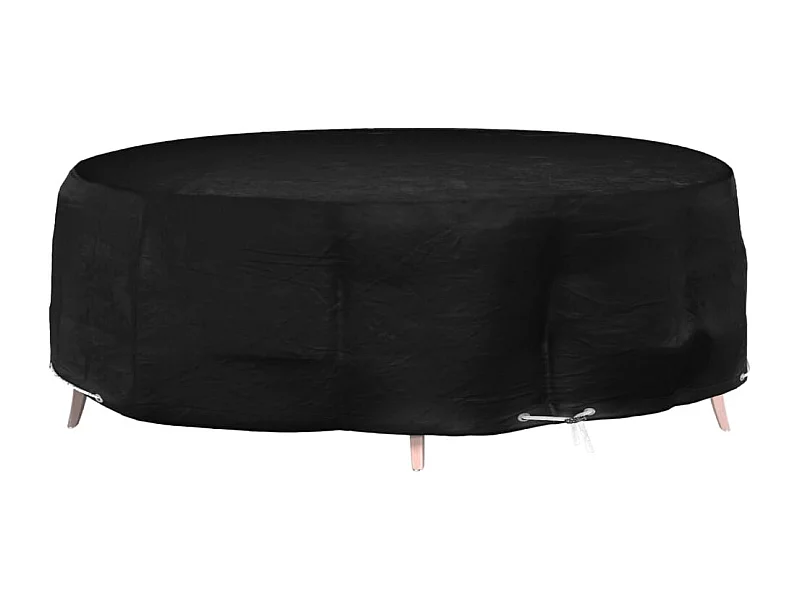 Hoes voor eilandlounge 10 ogen Ø236x67 cm rond