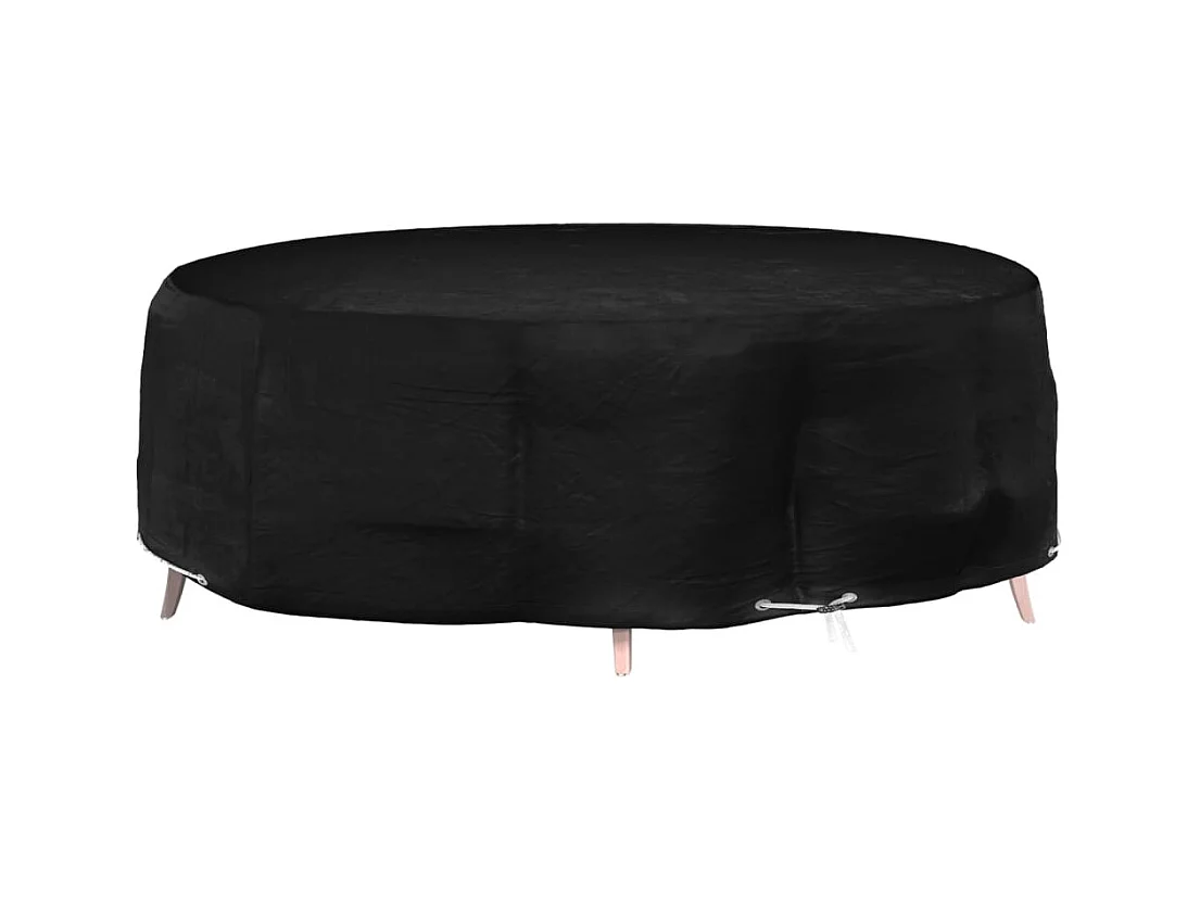 Housse pour salon îlot 10 œillets Ø236x67 cm rond