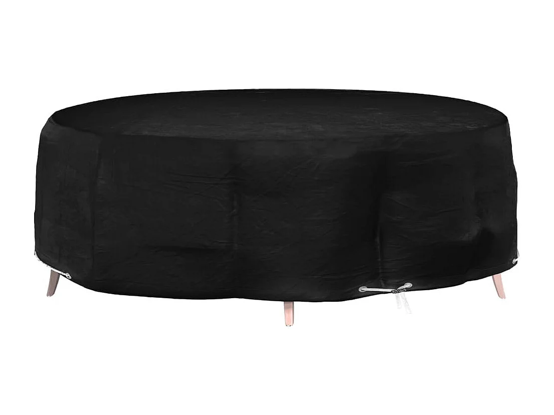 Hoes voor eilandlounge 10 ogen Ø236x67 cm rond