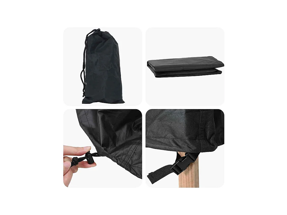 Tuinmeubelhoes Zwart 250 x 210 x 90 cm 420D