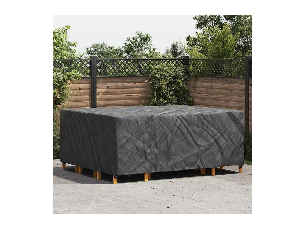 Housse pour mobilier d'extérieur Noir 250 x 210 x 90 cm 420D
