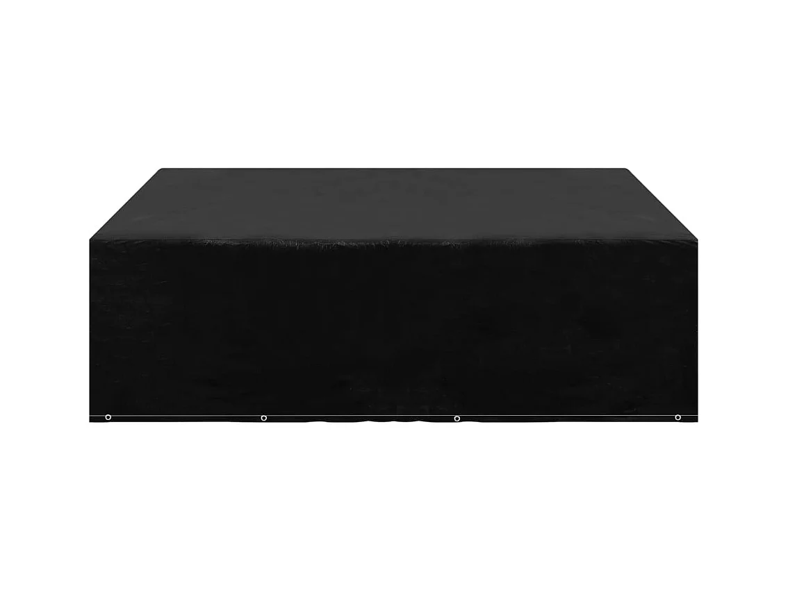 Fundas para muebles de jardín 2 uds 12 ojales 250x250x70 cm