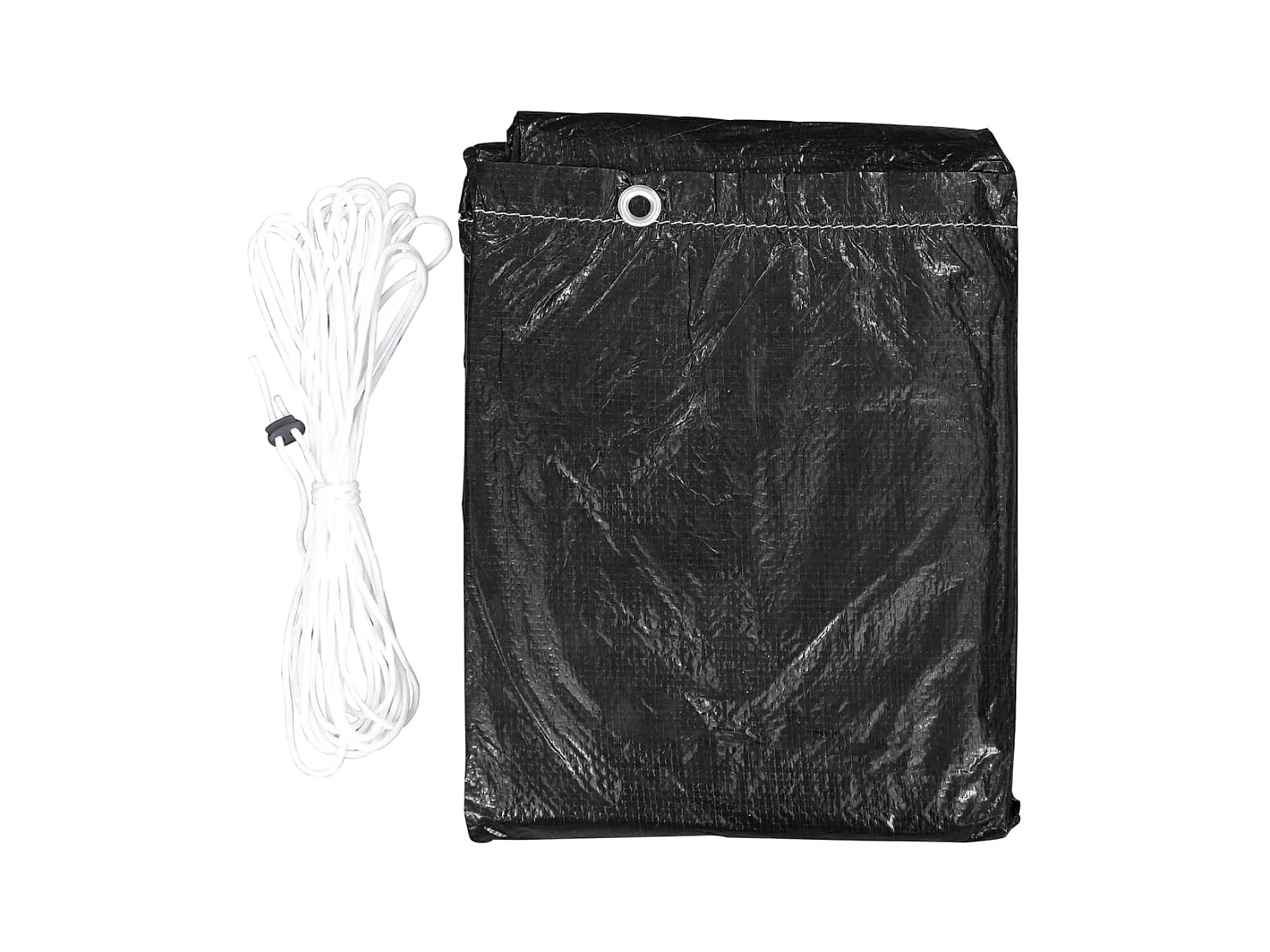 Fundas para muebles de jardín 2 uds 12 ojales 250x250x70 cm