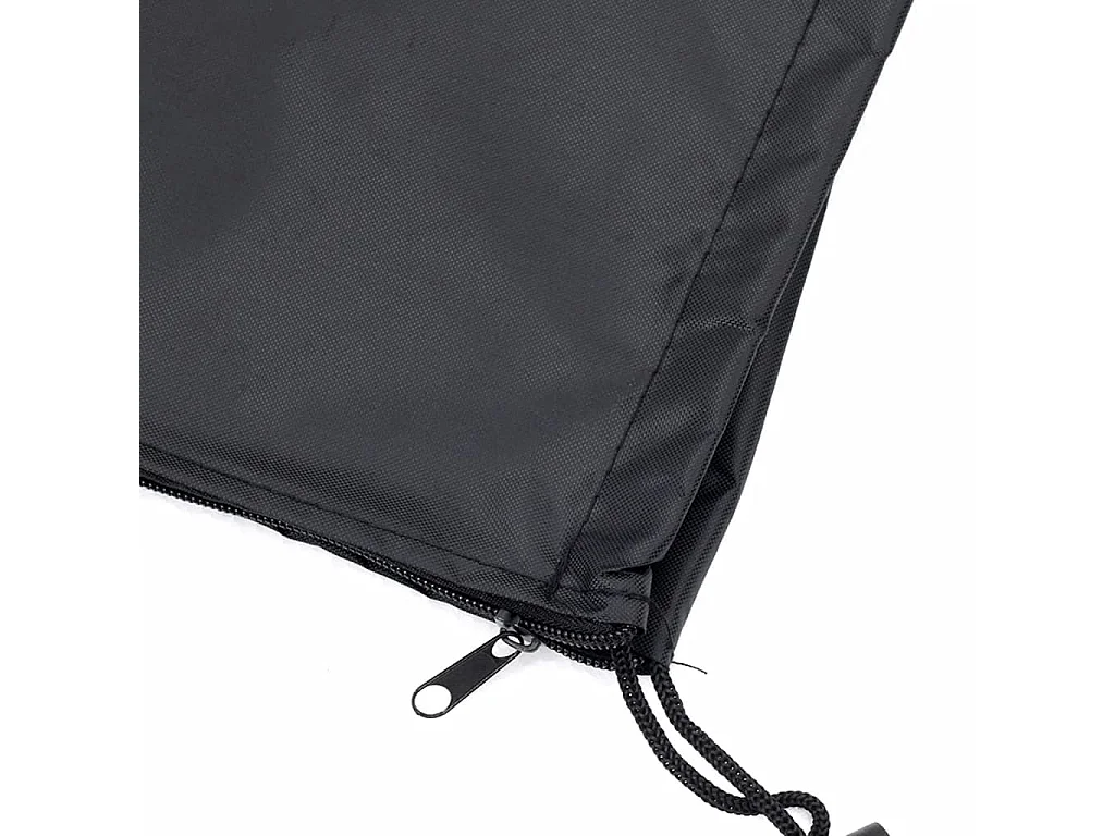 Piramide kachelhoes zwart 86x47x241 cm