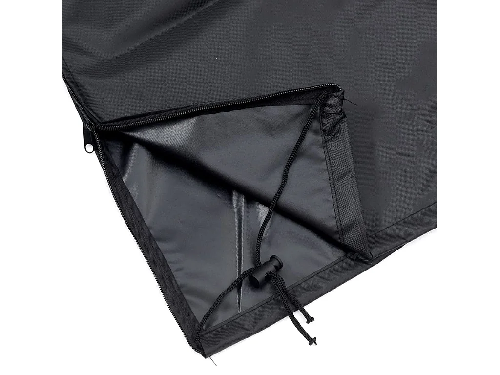 Piramide kachelhoes zwart 86x47x241 cm