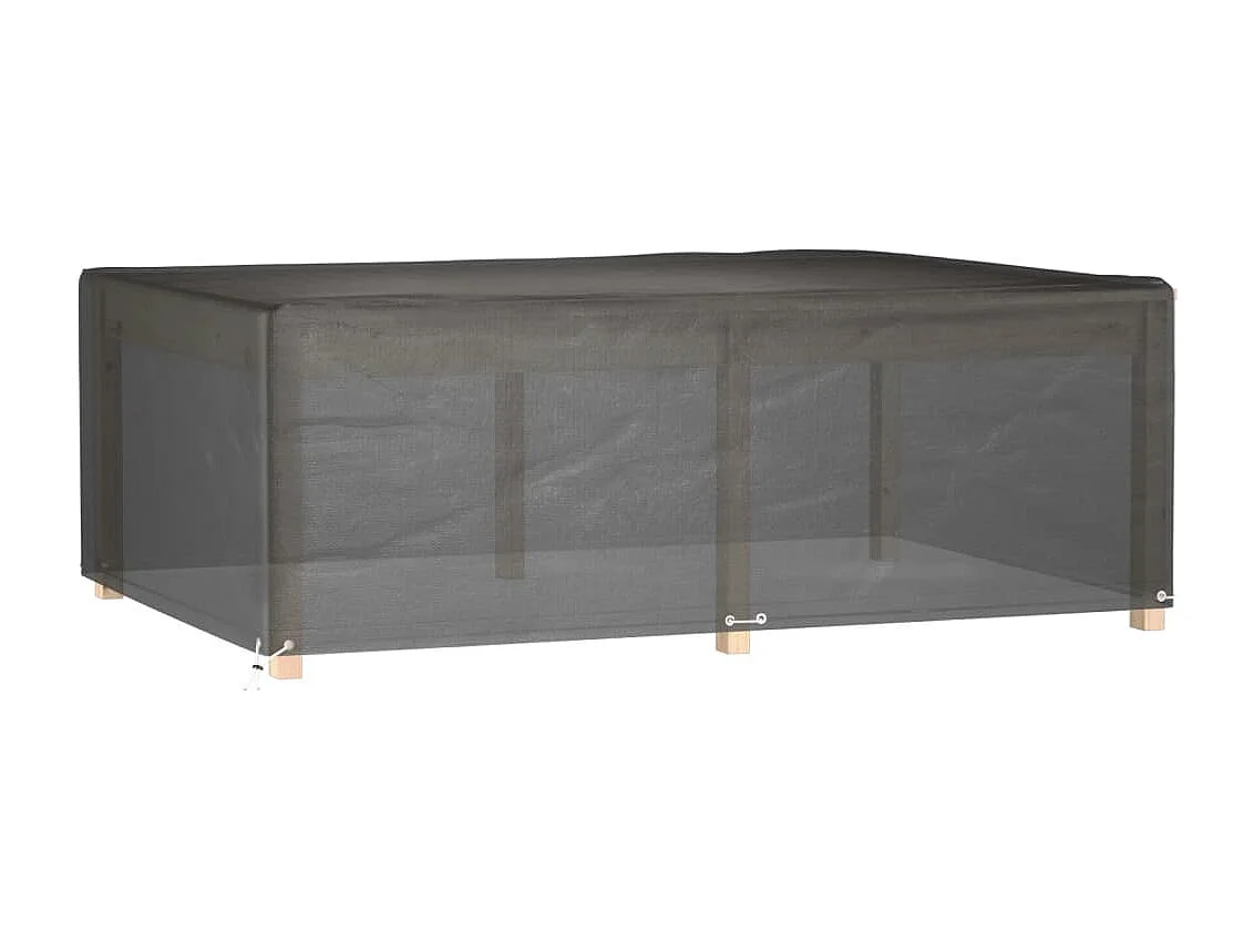 Funda para muebles de jardín 12 ojales 230x165x80cm rectangular