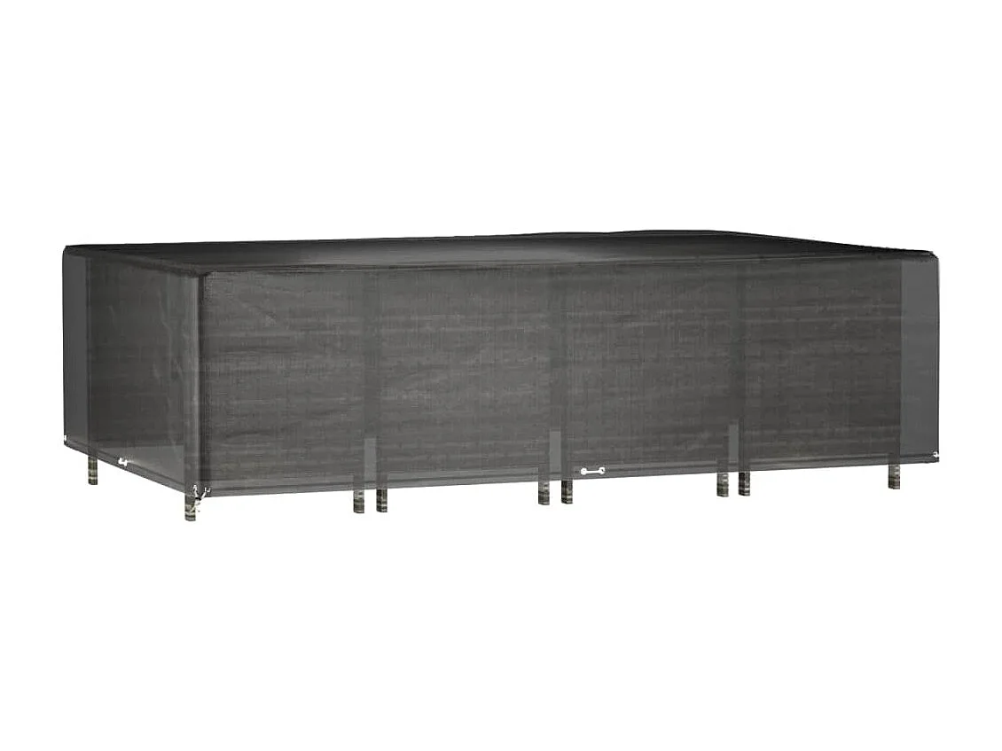 Funda para muebles de jardín 16 ojales 325x205x90cm rectangular