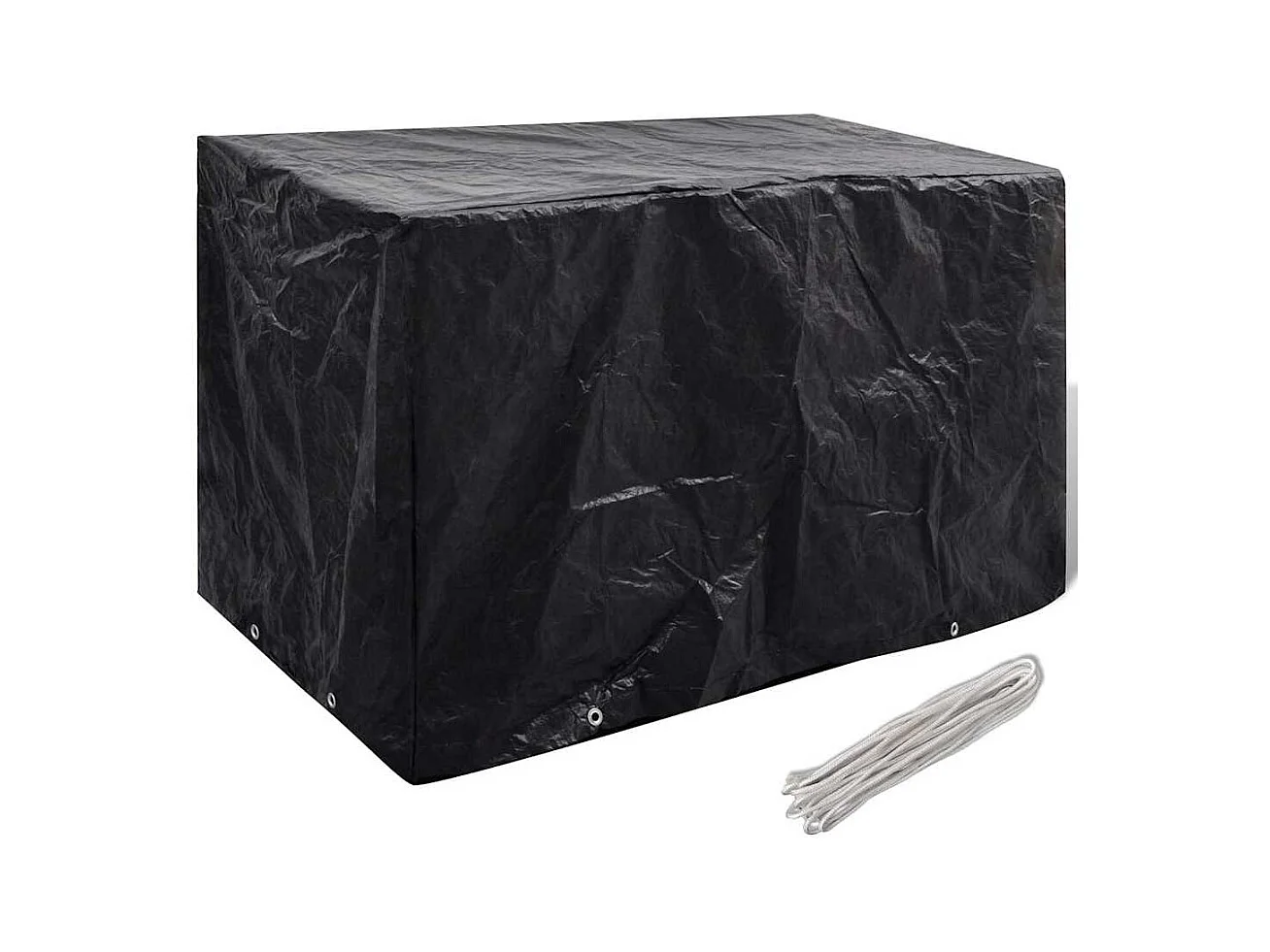 Funda para muebles de jardín con 8 ojales 140 x 70 x 90 cm