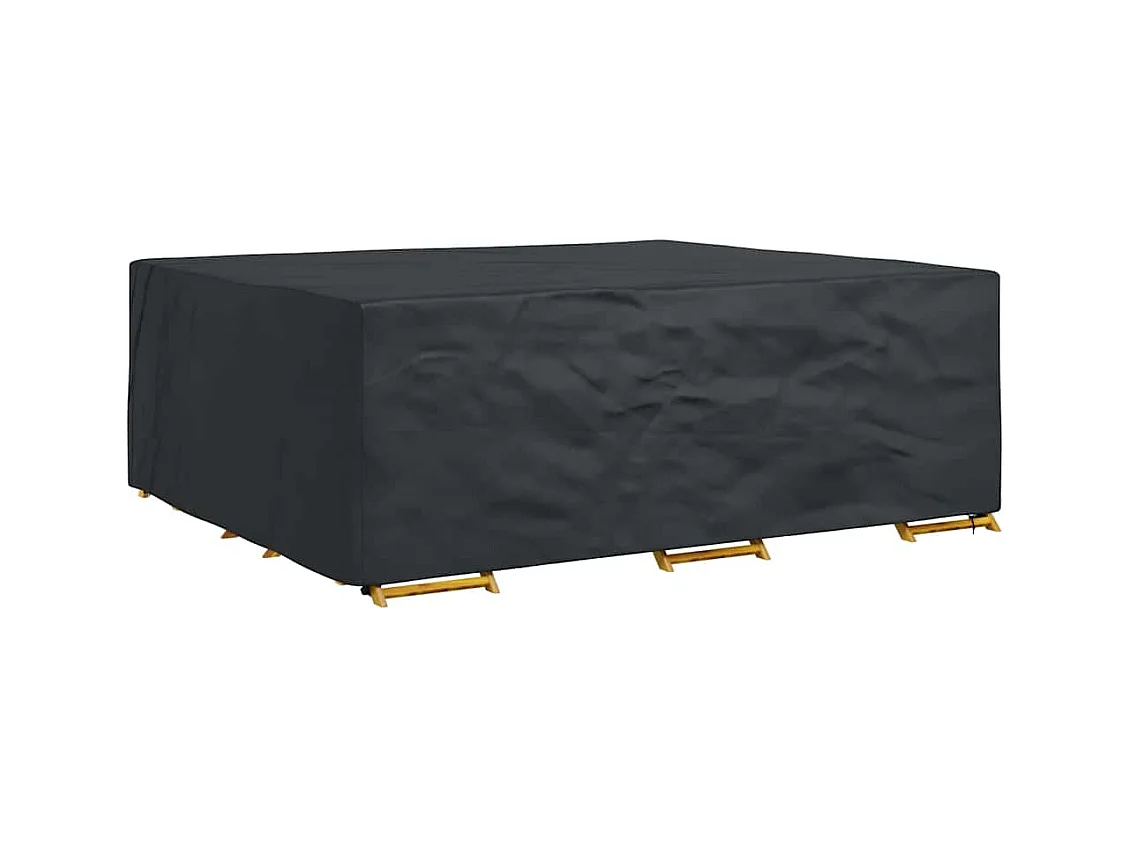 Housse pour mobilier d'extérieur Noir 300 x 250 x 100 cm 420D