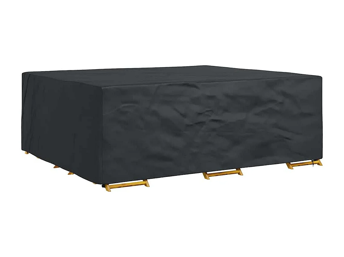 Housse pour mobilier d'extérieur Noir 300 x 250 x 100 cm 420D